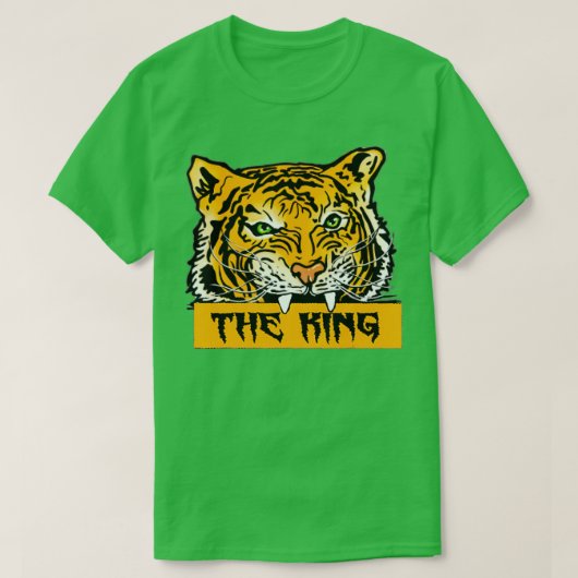 Het koninklijke tijgerdier print t-shirt (Design voorkant)