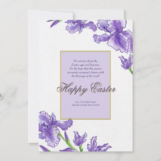 Het koninklijke Wenskaart van Pasen Feestdagenkaart (Voorkant)