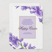 Het koninklijke Wenskaart van Pasen Feestdagenkaart (Voorkant / Achterkant)