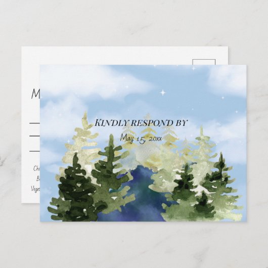 Het koninkrijk der bergen briefkaart (Voorkant / Achterkant)