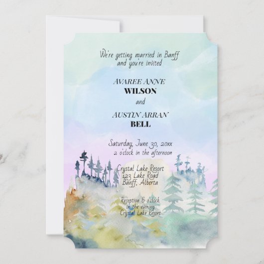 Het koninkrijk der bergen kaart (Voorkant)