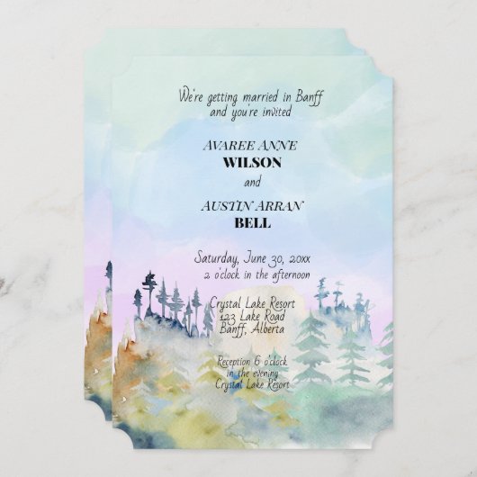 Het koninkrijk der bergen kaart (Voorkant / Achterkant)