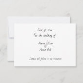 Het koninkrijk der bergen save the date (Achterkant)