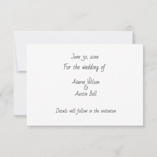 Het koninkrijk der bergen save the date (Achterkant)