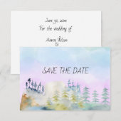 Het koninkrijk der bergen save the date (Voorkant / Achterkant)