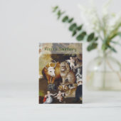 Het Koninkrijk der Nederlanden - Sanctuary/Rescue  Visitekaartje (Staand voorkant)