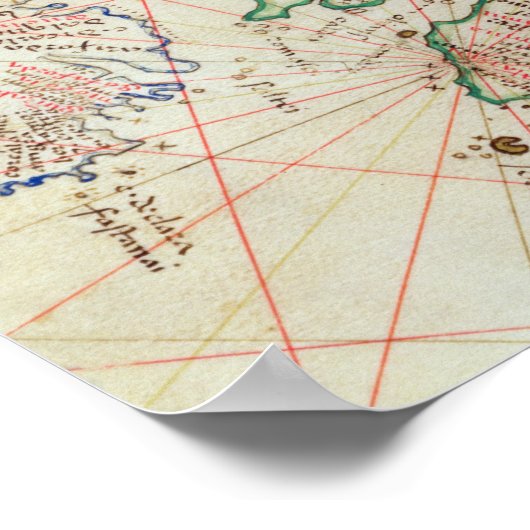 Het Koninkrijk Engeland en Schotland Poster (Hoek)