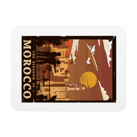 Het Koninkrijk Marokko Magneet (Horizontaal)