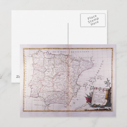 Het Koninkrijk Spanje Briefkaart (Voorkant / Achterkant)