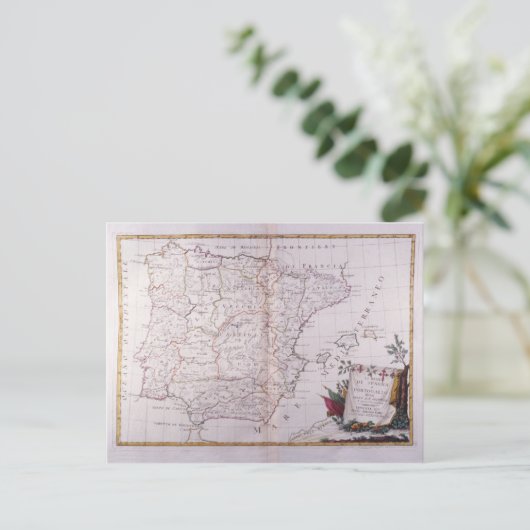 Het Koninkrijk Spanje Briefkaart (Staand voorkant)