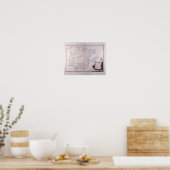 Het Koninkrijk Spanje Poster (Keuken)