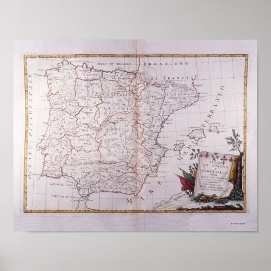 Het Koninkrijk Spanje Poster (Voorkant)