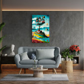 Het Koninkrijk Surreal Canvas Afdruk