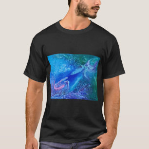 Het koninkrijk van de afgrond hedendaagse schilder t-shirt