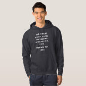 Het Koninkrijk van de Hemel Grijze Bijbelvers Hoodie (Voorkant volledig)