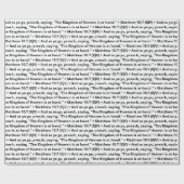 Het koninkrijk van de hemel is in de hand. cadeaupapier (Vlak)