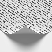 Het koninkrijk van de hemel is in de hand. cadeaupapier (Hoek)