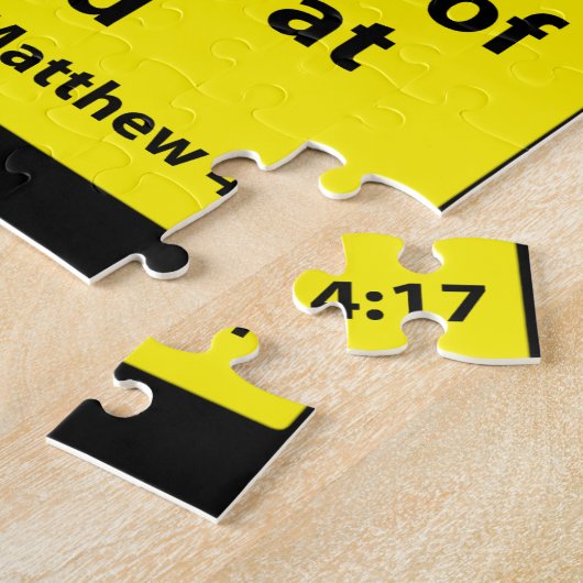 Het koninkrijk van de hemel staat op het spel legpuzzel (Zijkant)