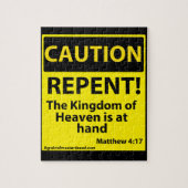 Het koninkrijk van de hemel staat op het spel legpuzzel (Verticaal)