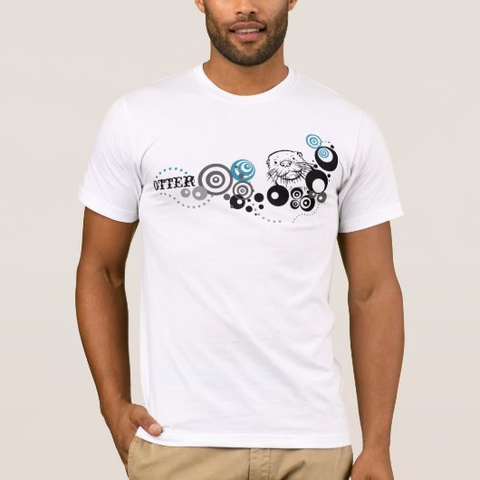 Het Koninkrijk Zweden: otter T-shirt (Voorkant)