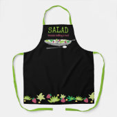 Het kookgerei van zout is een moeilijk gepersonali schort (Voorkant)