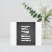 het kookrecept van trainee chef breidt vleesdelen briefkaart (Staand voorkant)