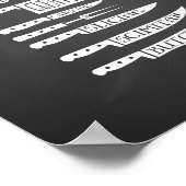 het kookrecept van trainee chef breidt vleesdelen  poster (Hoek)