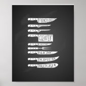 het kookrecept van trainee chef breidt vleesdelen  poster (Voorkant)