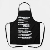 het kookrecept van trainee chef breidt vleesdelen schort (Voorkant)