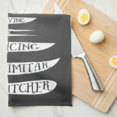 het kookrecept van trainee chef breidt vleesdelen  theedoek (Quarter Fold)