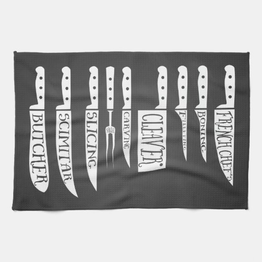 het kookrecept van trainee chef breidt vleesdelen  theedoek (Horizontaal)