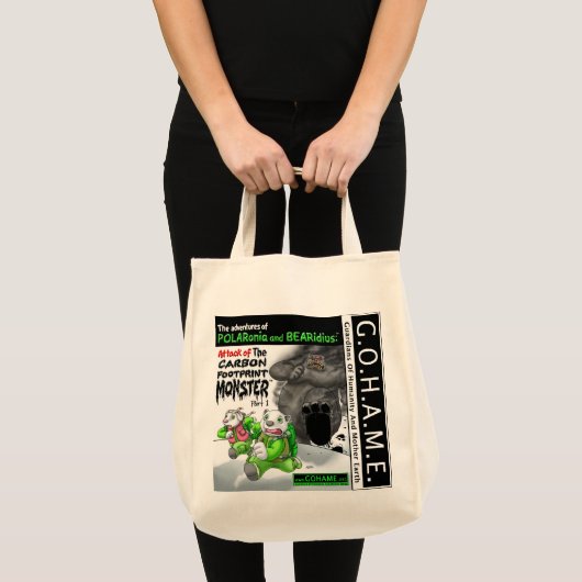 Het koolstofvoetafdruk-model - deel 1 tote bag (Voorkant (product))