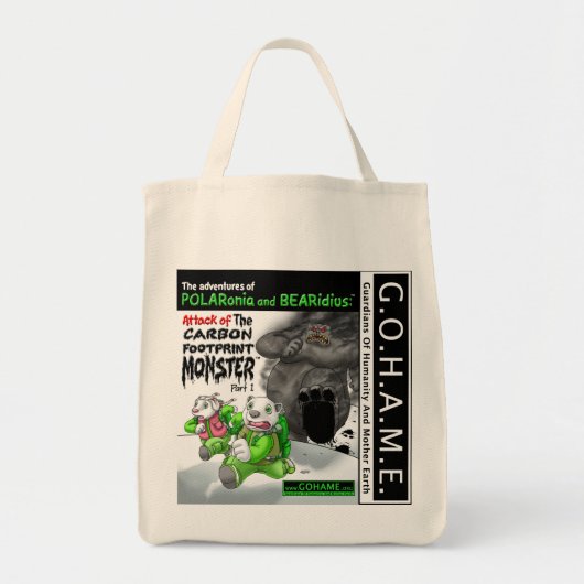 Het koolstofvoetafdruk-model - deel 1 tote bag (Voorkant)
