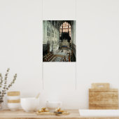 Het koor en het oostraam, 12e eeuw (foto) poster (Keuken)