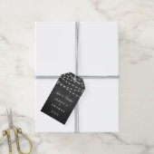 Het koord licht op het Collectie van de bruiloft v Cadeaulabel (Met Touw)