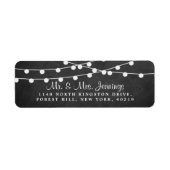 Het koord licht op het Collectie van de bruiloft v Etiket (Voorkant)