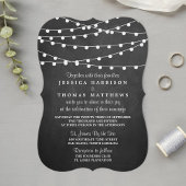 Het koord licht op het Collectie van de bruiloft v Kaart