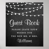 Het koord licht op het Collectie van de bruiloft v Poster (Voorkant)