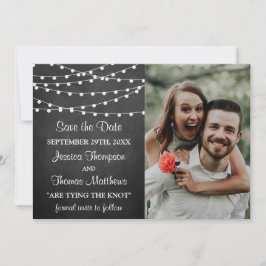 Het koord licht op het Collectie van de bruiloft v Save The Date