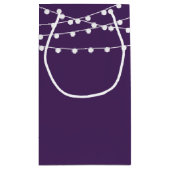 Het koord licht op het Paarse Collectie van de bru Klein Cadeauzakje (Achterkant)