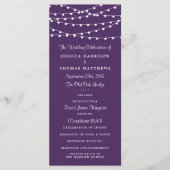 Het koord licht op het Paarse Collectie van de bru Programmakaart (Voorkant)