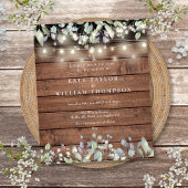Het Koord van de begroting Lila Rustic Wedding nod