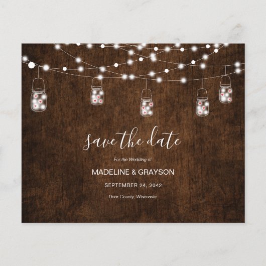 Het koord van de Koord van de BEGROTING Rustic hou (Voorkant)