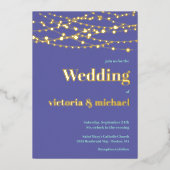 Het Koord van de Moderne Uitnodiging van de Folie  (Voorkant)