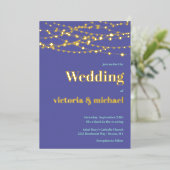 Het Koord van de Moderne Uitnodiging van de Folie  (Staand Voorkant)