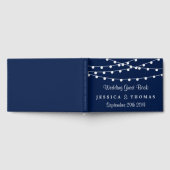 Het koord verlicht op marineblauw Collectie van de Gastenboek (Volledig)