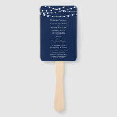 Het koord verlicht op marineblauw Collectie van de Handwaaier (Voorkant)