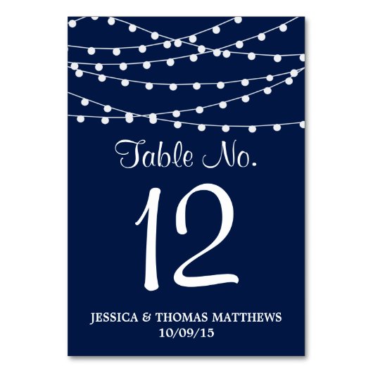 Het koord verlicht op marineblauw Collectie van de Kaart (Achterkant)