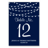 Het koord verlicht op marineblauw Collectie van de Kaart (Voorkant)