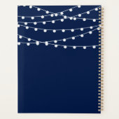 Het koord verlicht op marineblauw Collectie van de Planner (Achterkant)